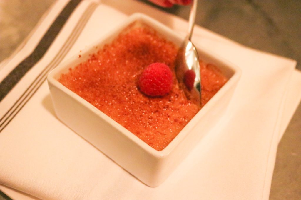 August Restaurant NYC creme brulee