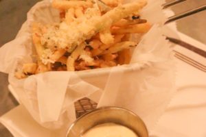 August Restaurant NYC zucchini fries