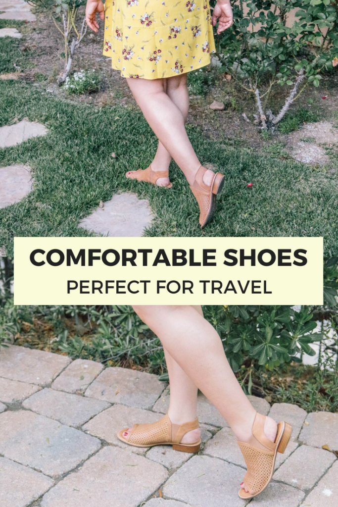 Cute and Comfortable Shoes for Travel: booties, flats, wedges, heels, and sandals