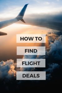 Hacks on finding flight deals and cheap flights. Tips and tricks you may not have tried #travel #cheapflights