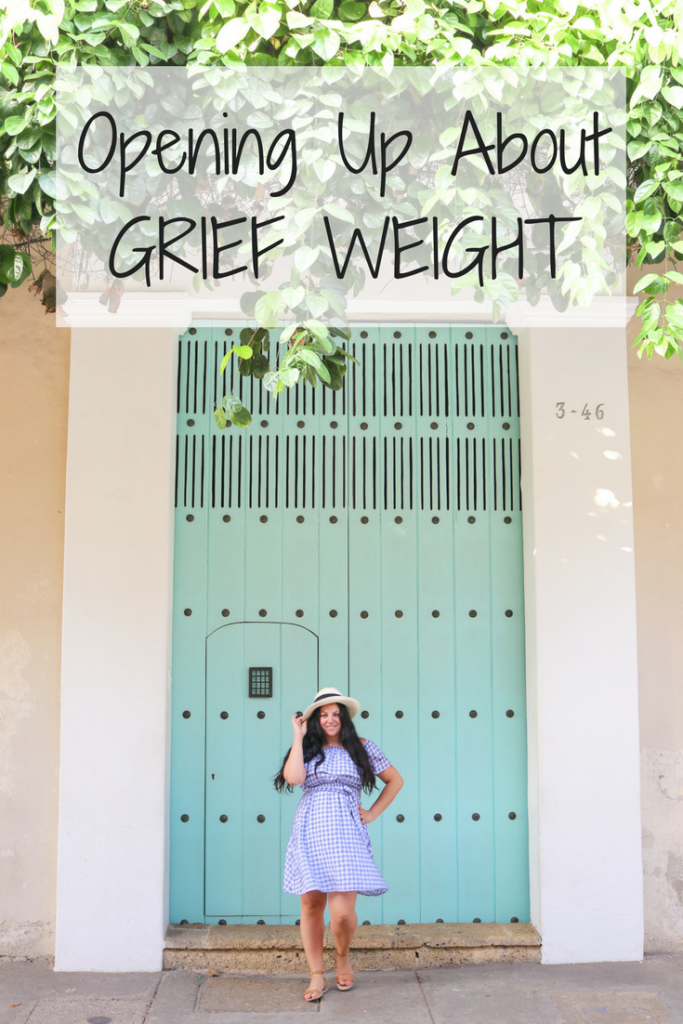 Sharing about my grief weight and the unhealthy way I handled my greatest loss