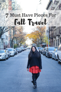 Must Have Pieces for Fall Travel