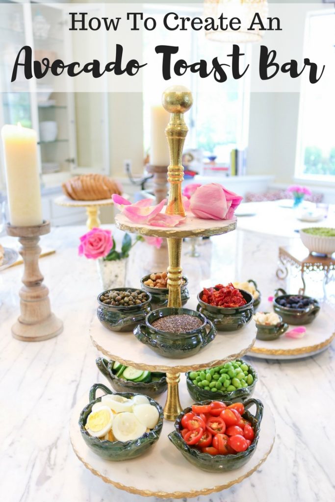 How To Set Up An Avocado Toast Bar For a Girl's Brunch Happily Ever