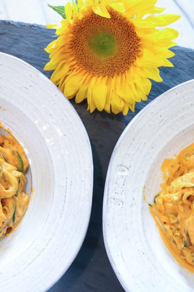 Creamy Vegan Roasted Red Pepper Pasta