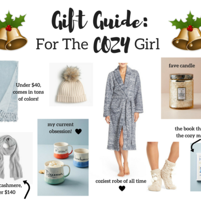 Gift Guide for Her: Cozy