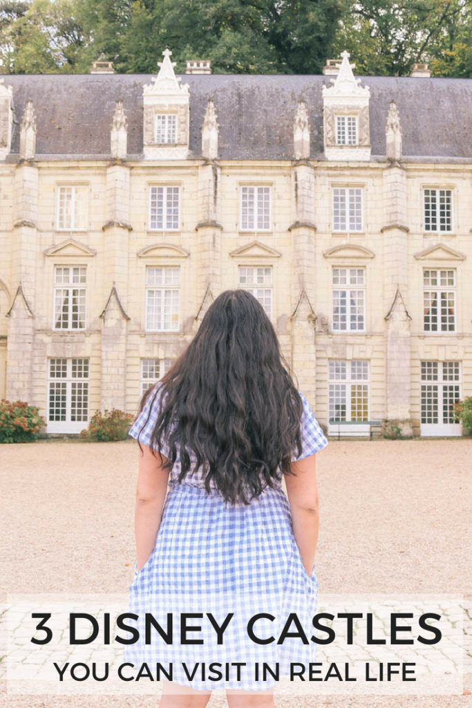 3 Disney Castles You Can Visit in Real Life in Loire Valley, France. Chateau d'Usse inspired Sleeping Beauty, Chateau de Chaumont inspired Cinderella and Chateau Chambord inspired Beast's castle from Beauty and The Beast