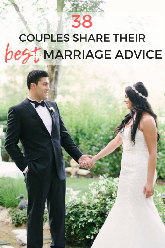 38 Couples Share Their Best Marriage Advice and Relationship Tips. These tips will transform your marriage whether you're a newlywed or you've been married for years.