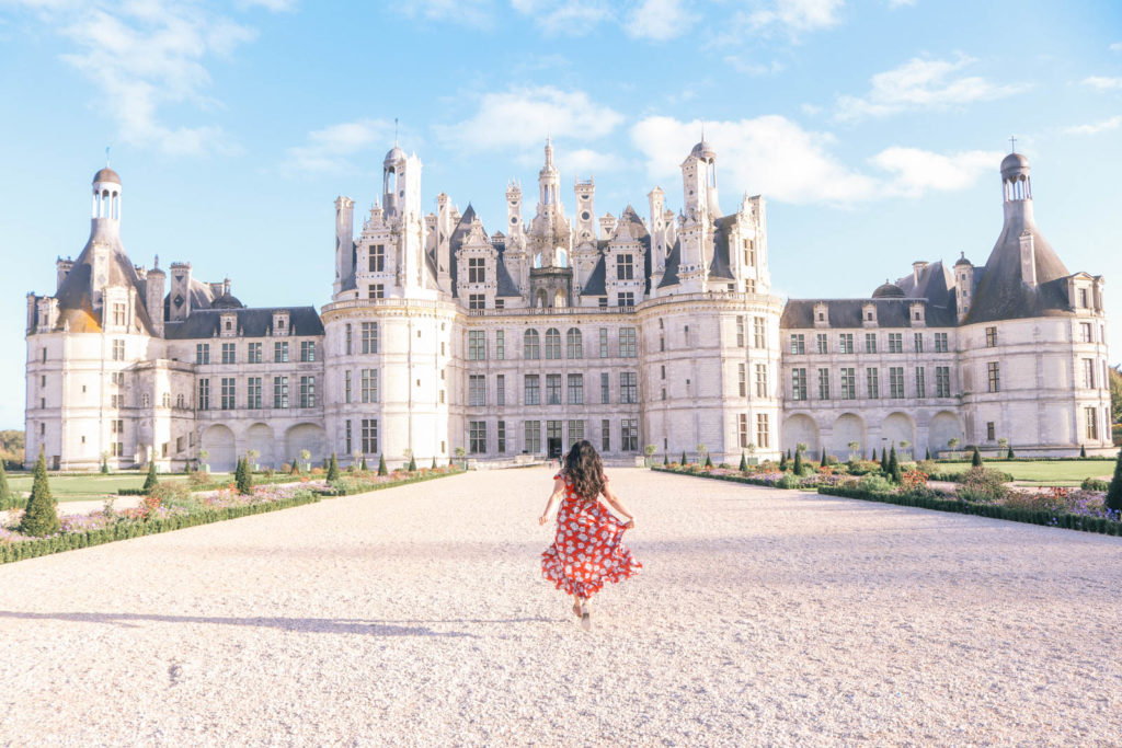 Chateau de Chambord - the castle in the Loire Valley that inspired the Beauty and the Beast castle