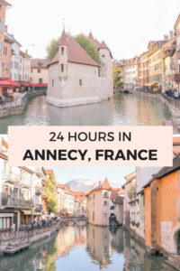 One Day in Annecy, France a 24 hour travel guide to the best things to do, eat, and where to stay. Annecy is the perfect day trip from Lyon, France or Geneva, Switzerland