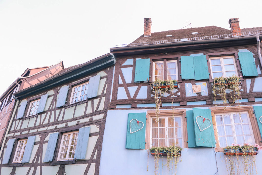 Fairy tale Disney like village in Colmar, France