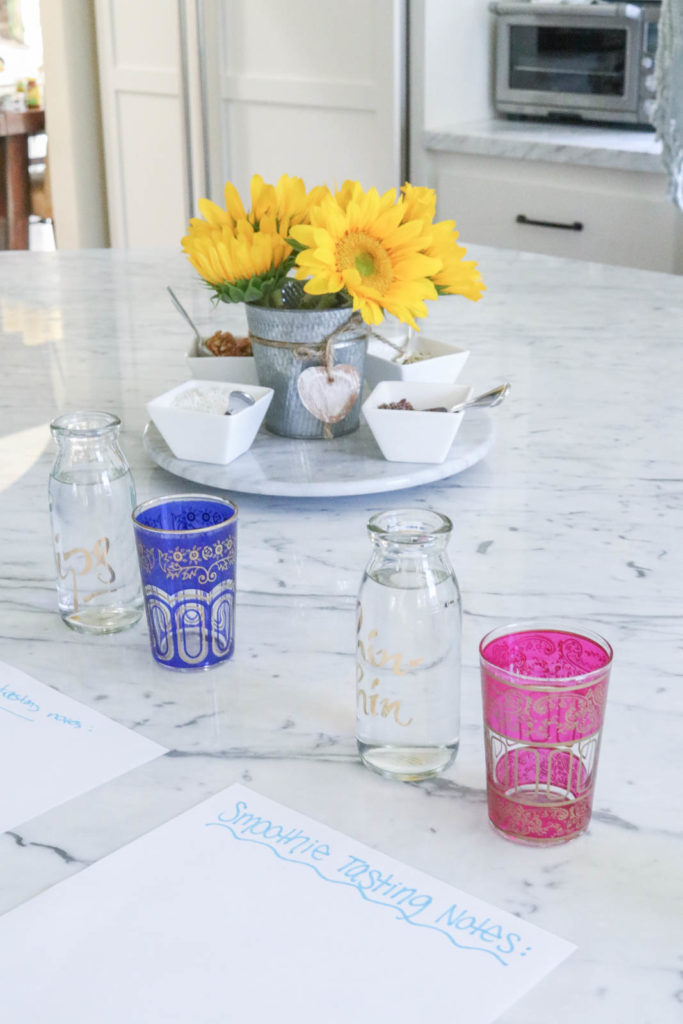 Host a fruit free smoothie party to determine your favorite fruit free smoothie that won't spike your blood sugar in the morning