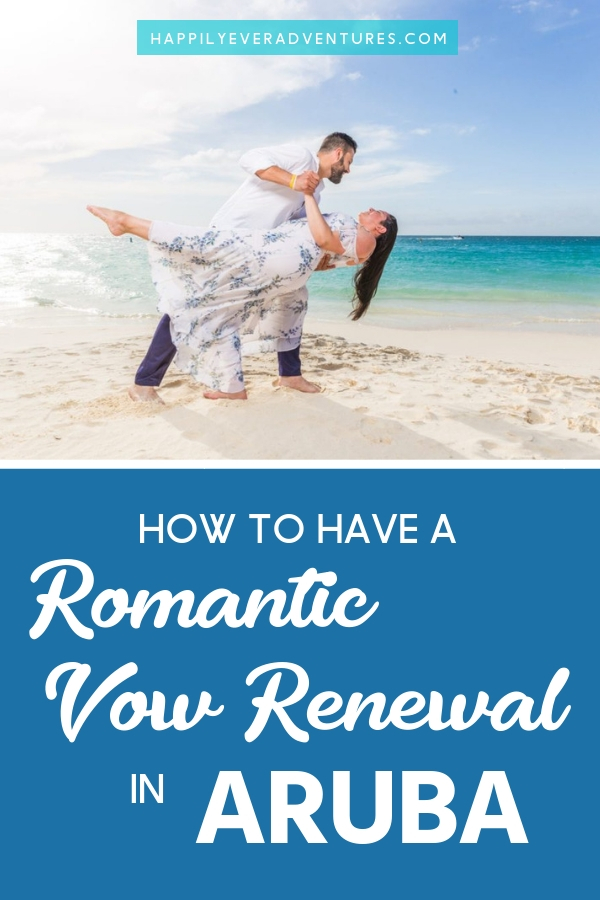 How to have a romantic beach vow renewal no matter how long you've been married. This vow renewal is held on Eagle Beach in Aruba and is the largest vow renewal in the Caribbean