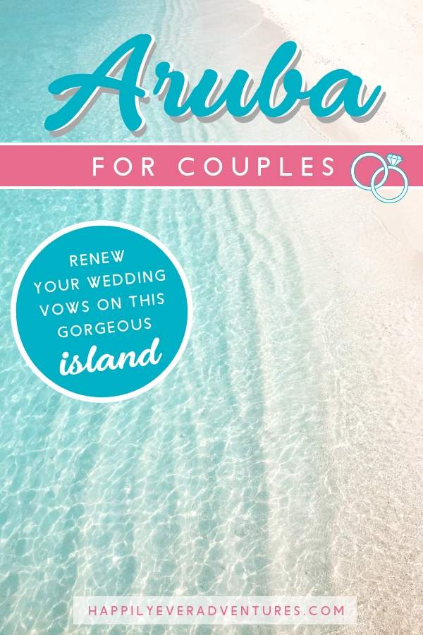 The ultimate guide to renewing your vows on the gorgeous island of Aruba in the Caribbean. All you need to know to participate in this beach vow renewal. Such an amazing bucket list item for couples! #aruba #vowrenewal