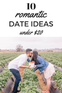Romantic date ideas under $20, budget friendly date ideas #dateideas #romance #budgetdating