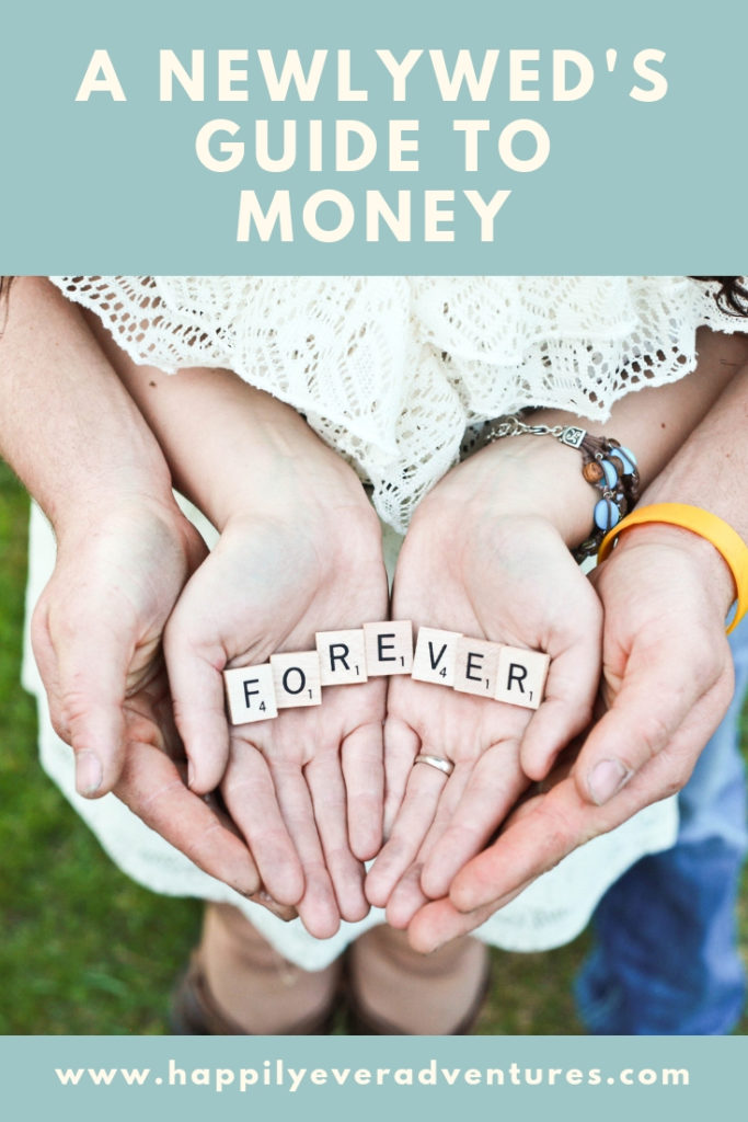A newlywed's guide to money management. All the tips for budgeting as a couple for financial freedom and to reduce money and finance stress and arguments