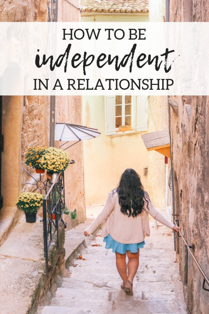 How to maintain independence in a strong and committed long term relationship.