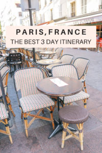 How to spend the best 3 days in Paris, France. All the travel tips and itineraries and which arrondissements to spend them in